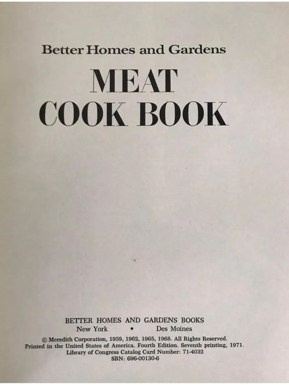 Vintage Better Homes & Gardens Cookbook Set: 1960s Meat, Bread, Seafood